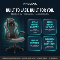3085 Ergonomic Gaming Chair for Adults, High Back Office Chair with Headrest and Flip up Arms, Leather Racing Style Gaming Seat with Lumbar Support, Video Game Computer Desk Seat - Gray — Results & Stats
