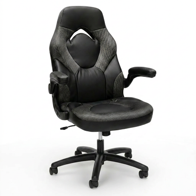 Ergonomic Gaming Chair Built for Extended Sessions, High Back Lumbar Support, Adjustable Headrest, Flip-Up Arms