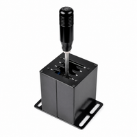 USB Racing Simulator Shifter Built for Enhanced Gaming, 7+R H Pattern, Aluminum Alloy, Plug and Play