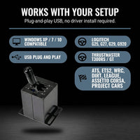 PC USB Simulator Shifter 7+R H Gear Shifter for LO GITECH G29/G27/G25/G920, T300RS/GT, Compatible with Gearshift PC Windows Steering Wheel for ATS ETS Dust WRC Sim Racing Game — Results & Stats