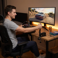 USB Handbrake, Linear E Handbrake, Hall Sensor, 64 Bit Handbrake for PC Racing Games, for G27 G29 G920 T500 T300 ETS2 ATS Brake Analog Hand Brake with Handle Grip Clamp, Compatible — Lifestyle