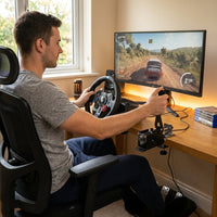 USB Handbrake, Linear E Handbrake, Hall Sensor, 64 Bit Handbrake for PC Racing Games, for G27 G29 G920 T500 T300 ETS2 ATS Brake Analog Hand Brake with Handle Grip Clamp, Compatible — Lifestyle