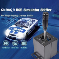 PC USB Simulator Shifter 7+R H Gear Shifter for LO GITECH G29/G27/G25/G920, T300RS/GT, Compatible with Gearshift PC Windows Steering Wheel for ATS ETS Dust WRC Sim Racing Game